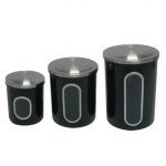 Black Nesting Canisters